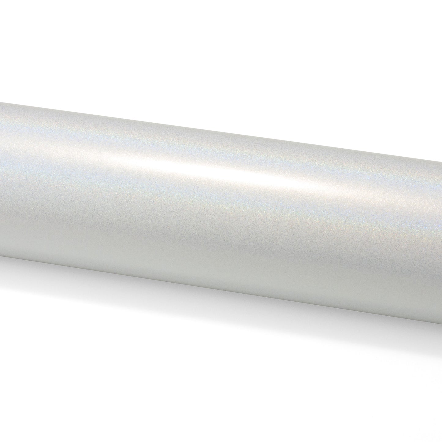 Laser Flip Satin White Vinyl Wrap