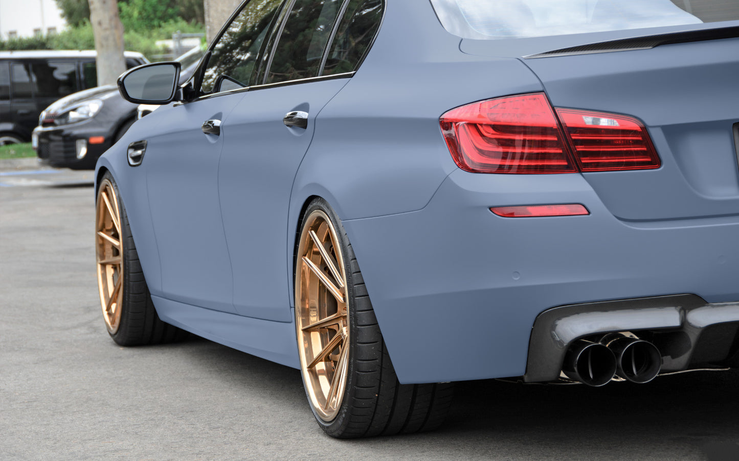 Ultra Matte Porcelain Blue Vinyl Wrap