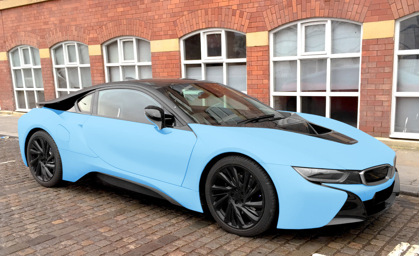 Ultra Matte Light Blue Vinyl Wrap