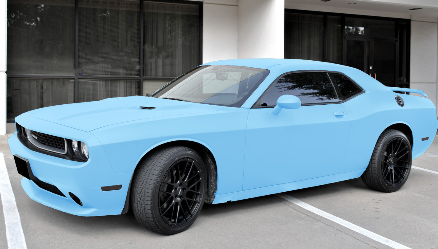 Ultra Matte Light Blue Vinyl Wrap