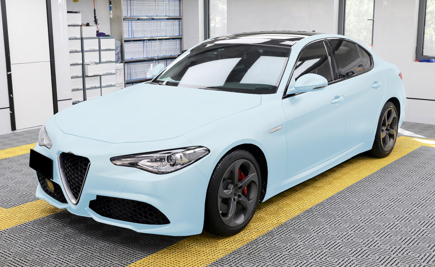 Ultra Matte Ice Blue Vinyl Wrap