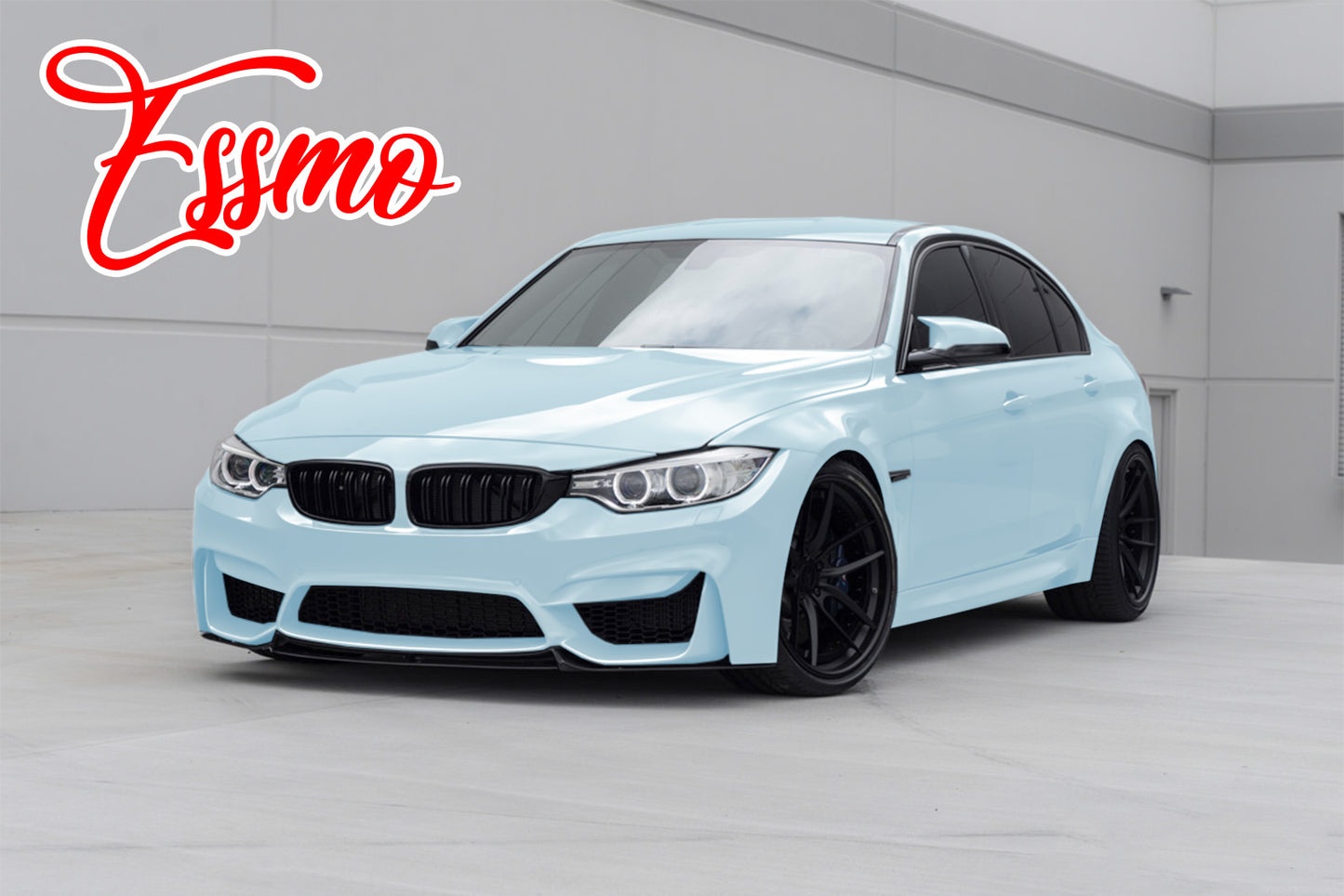 PET Super Gloss Ice Blue Vinyl Wrap