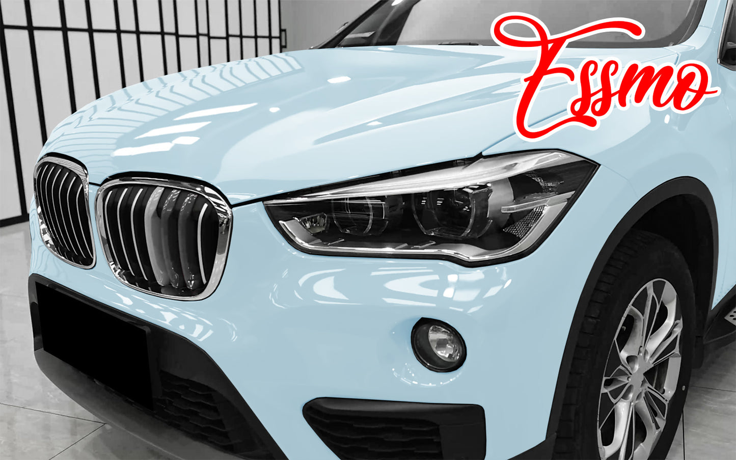 PET Super Gloss Ice Blue Vinyl Wrap
