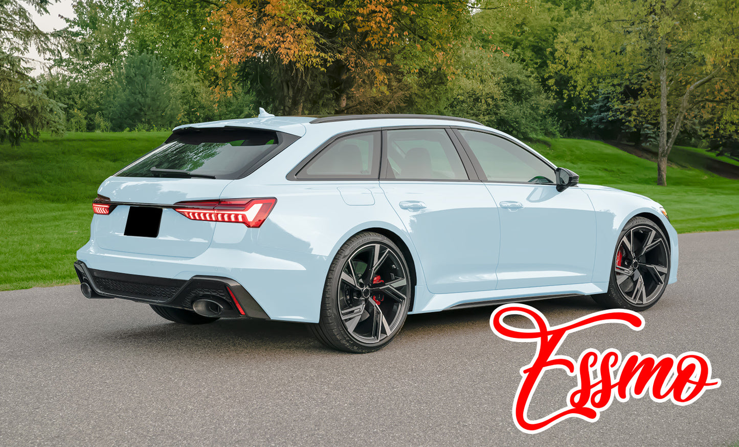 PET Super Gloss Ice Blue Vinyl Wrap