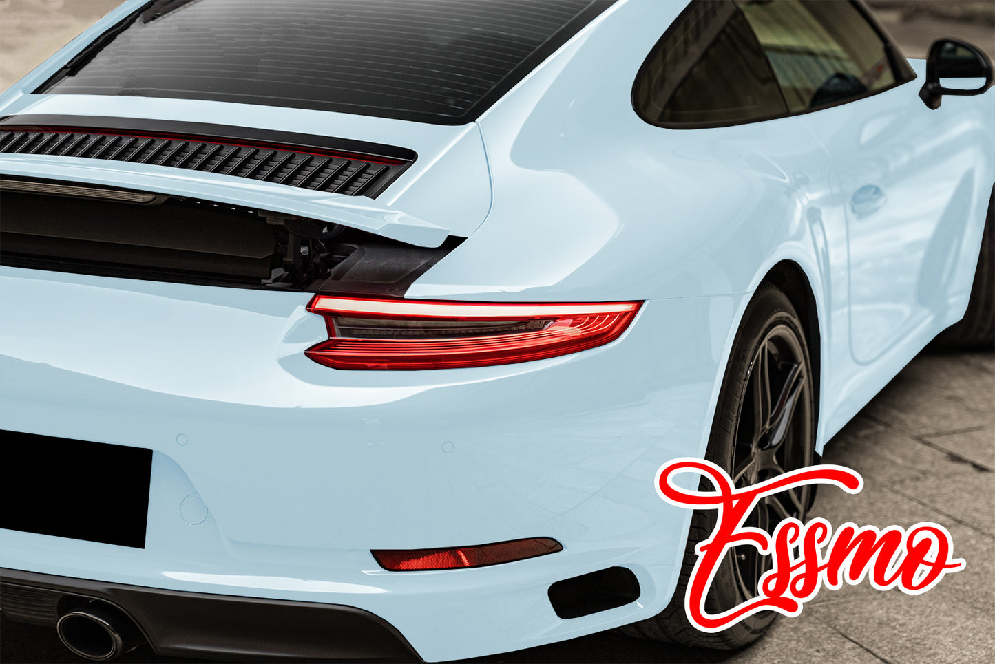 PET Super Gloss Ice Blue Vinyl Wrap