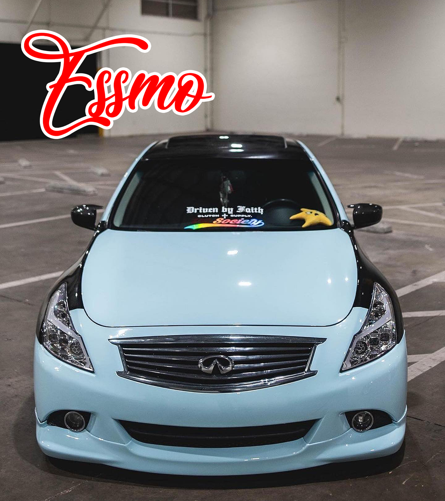 PET Super Gloss Ice Blue Vinyl Wrap