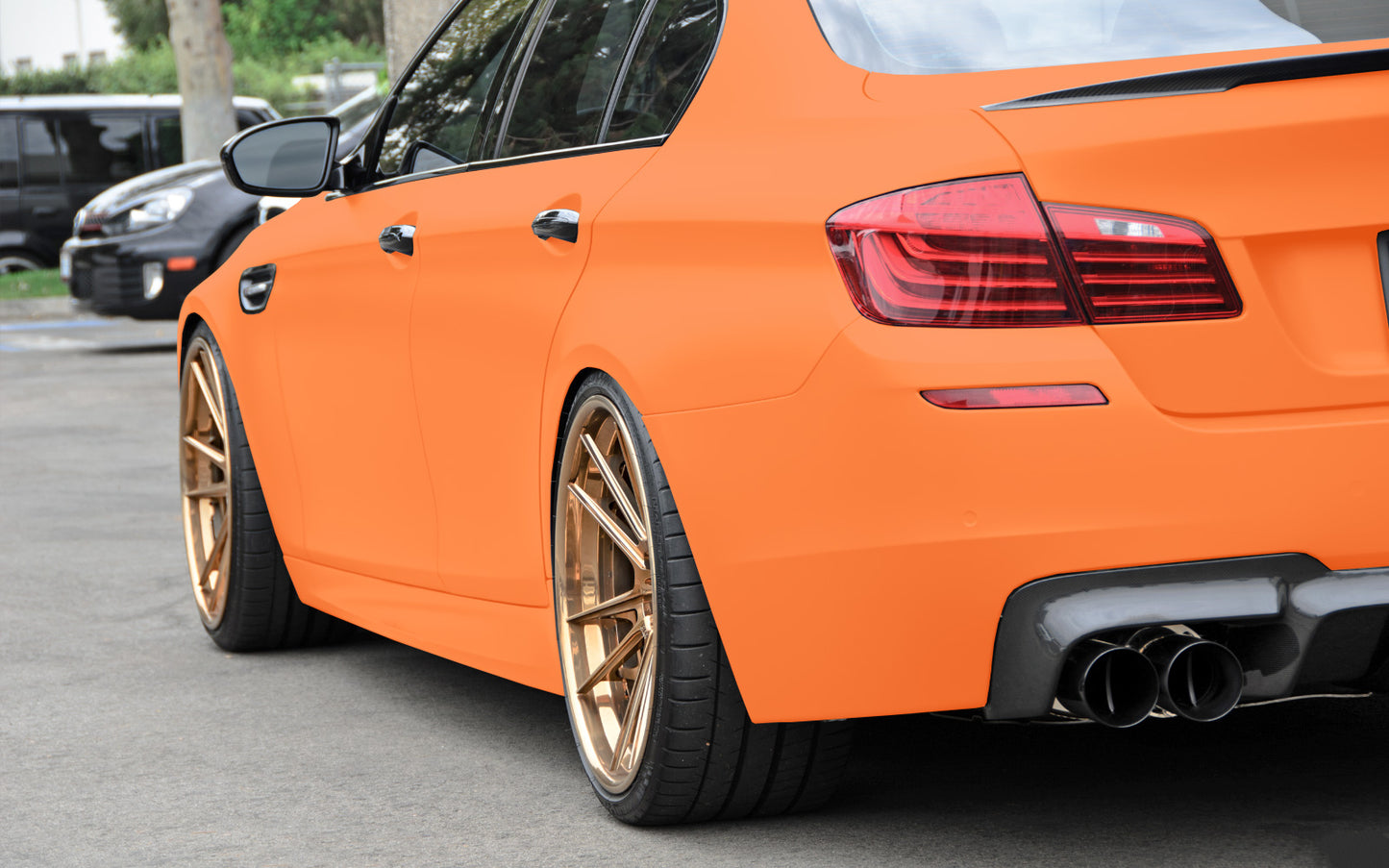 Ultra Matte Flame Orange Vinyl Wrap