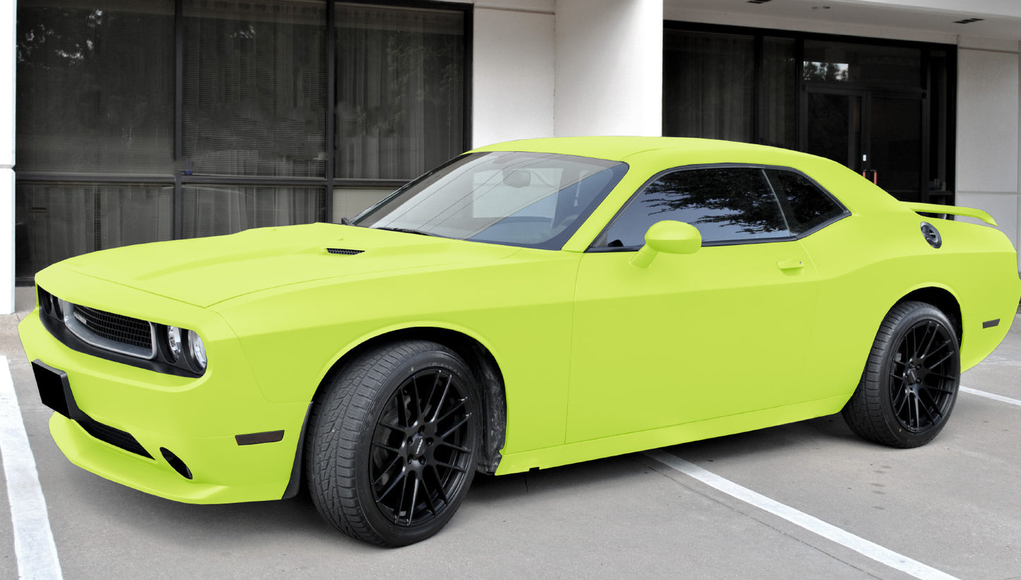 Ultra Matte Acid Lime Vinyl Wrap