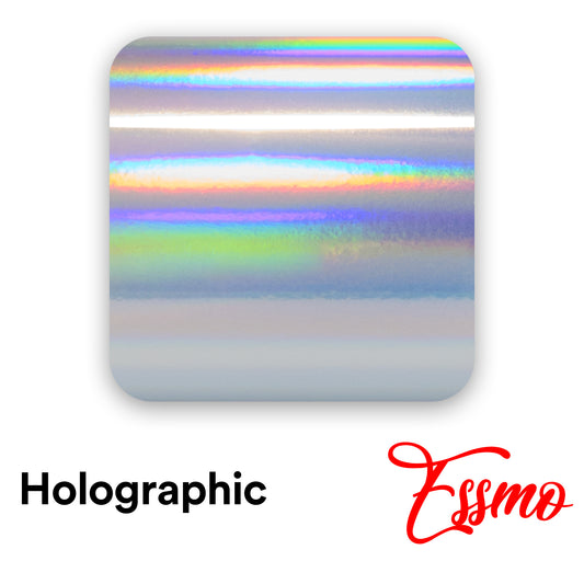 Holographic Silver Vinyl Wrap
