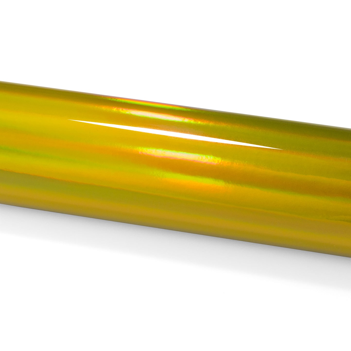 Holographic Yellow Vinyl Wrap