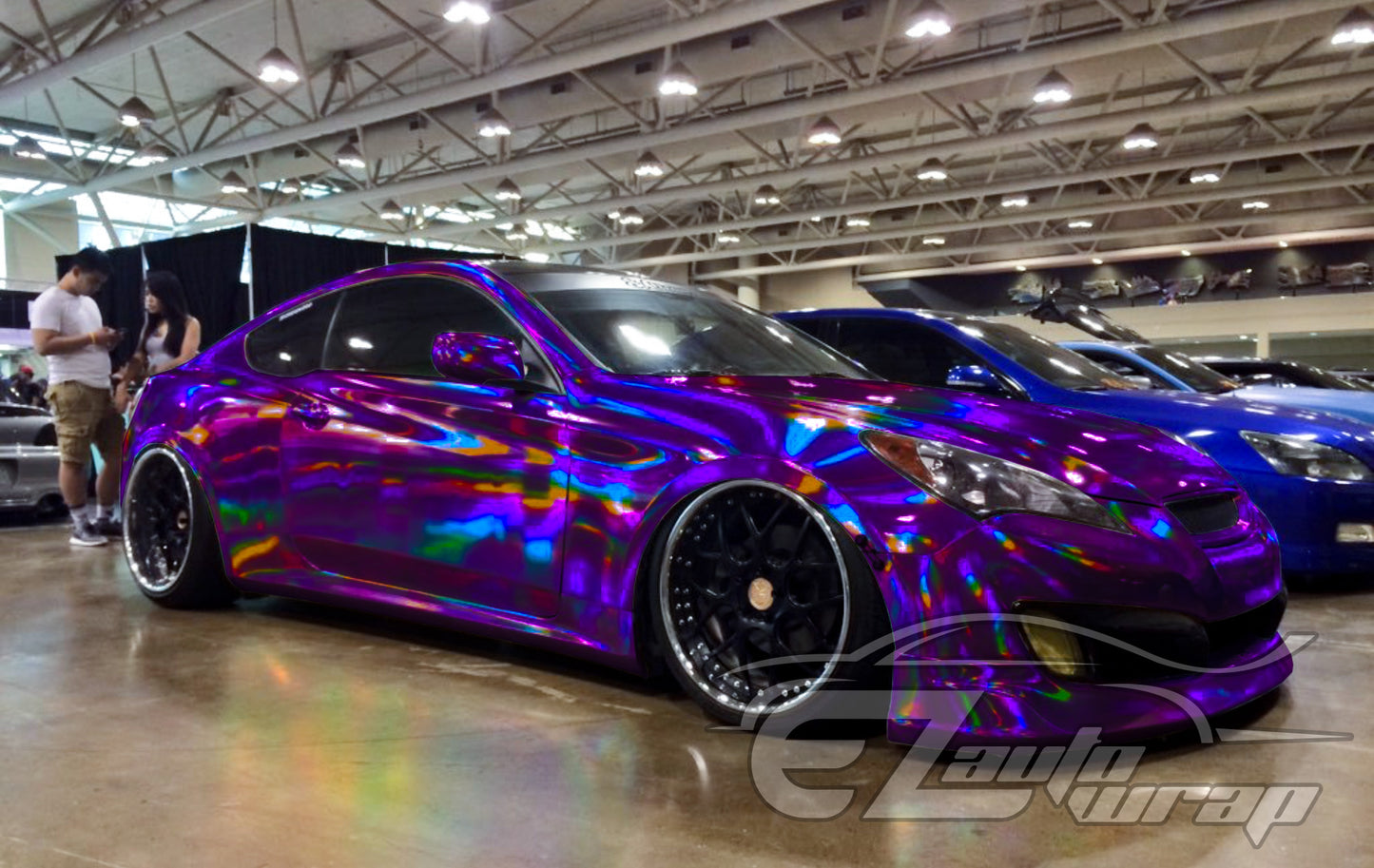 Holographic Purple Vinyl Wrap