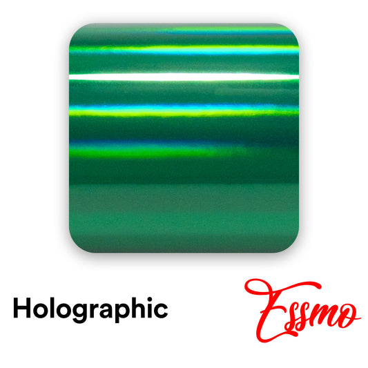 Holographic Green Vinyl Wrap