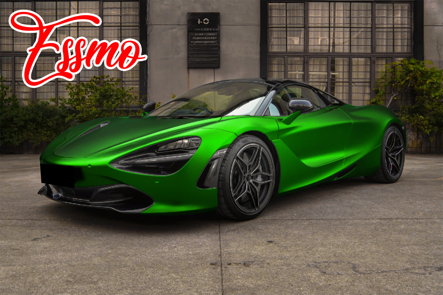 PET Romance Chrome Beast Green Vinyl Wrap