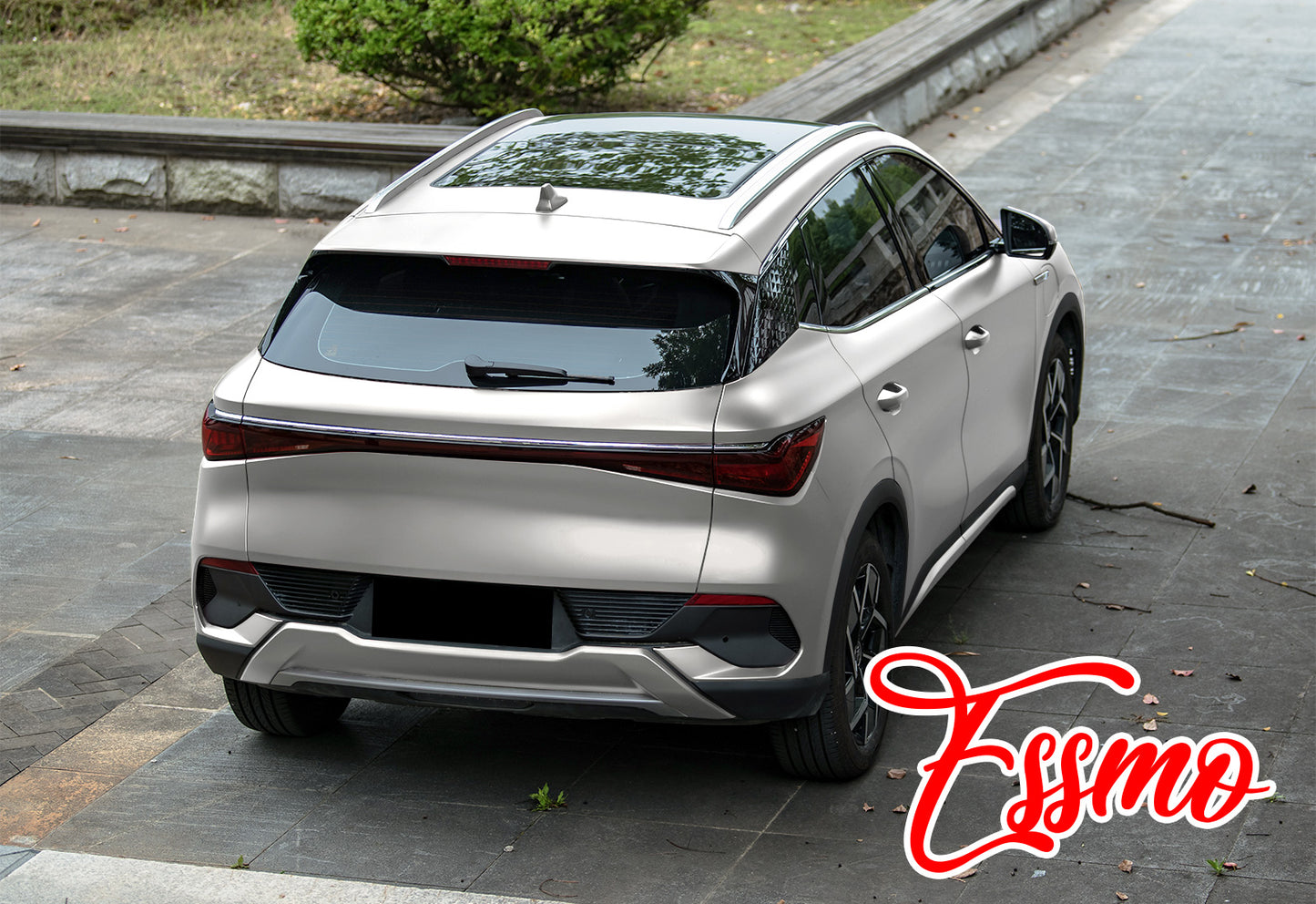 PET Romance Chrome Silver Vinyl Wrap