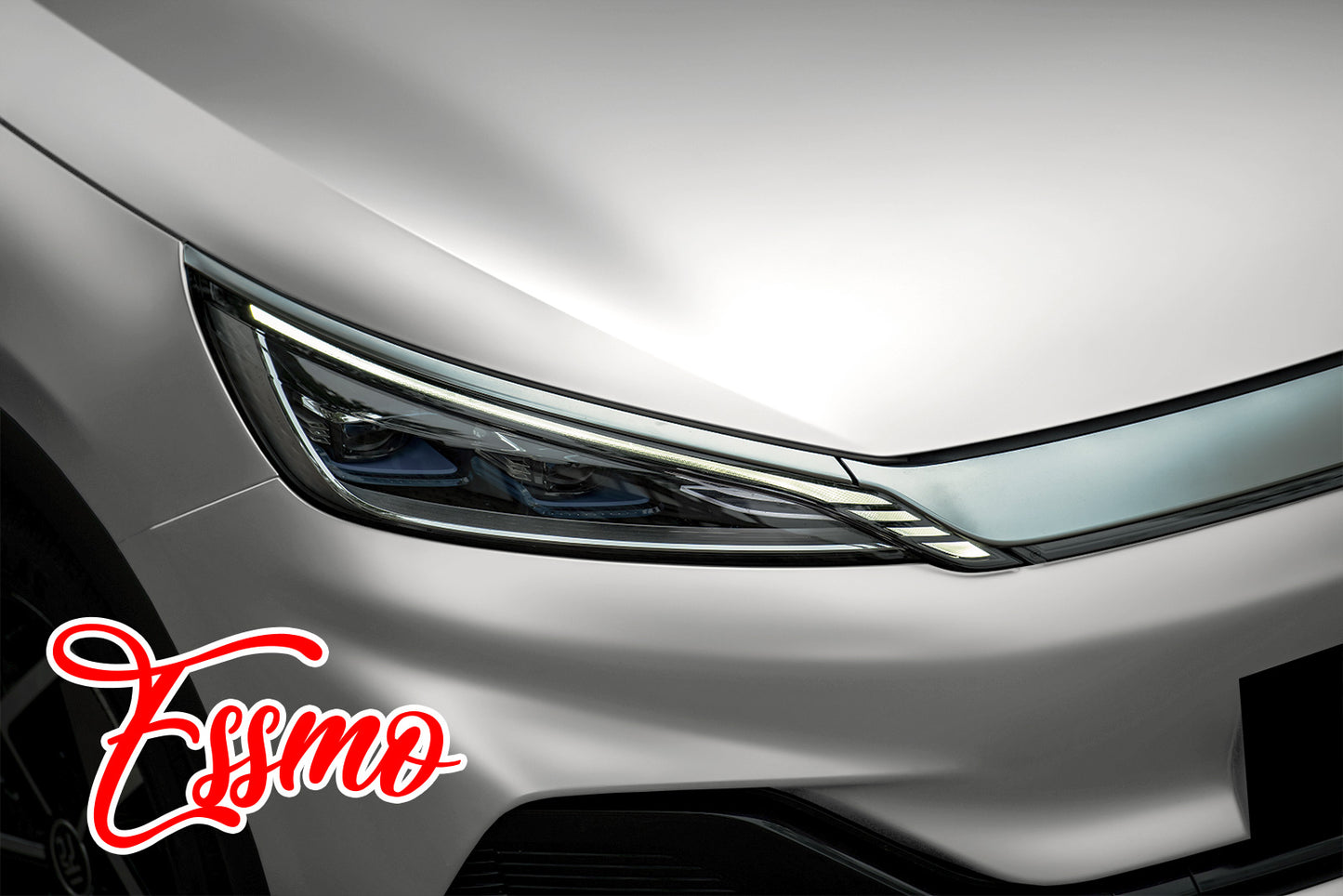 PET Romance Chrome Silver Vinyl Wrap