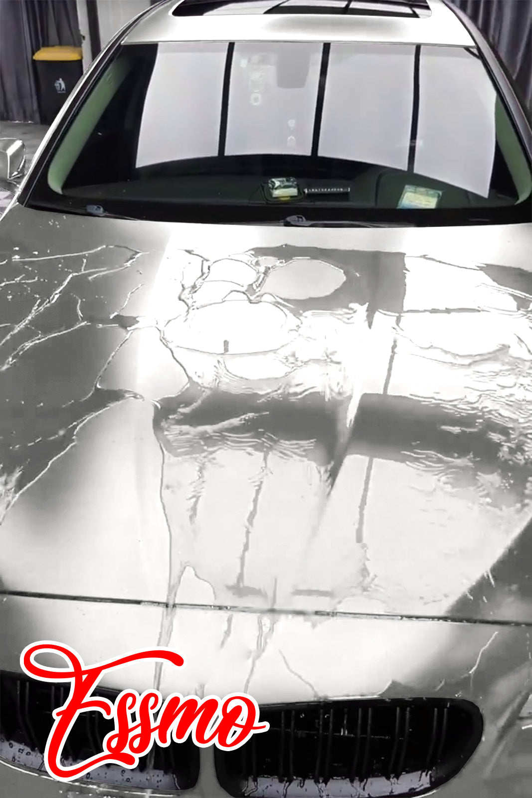 PET Romance Chrome Silver Vinyl Wrap