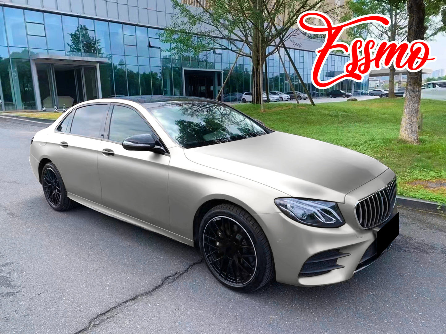 PET Romance Chrome Silver Vinyl Wrap