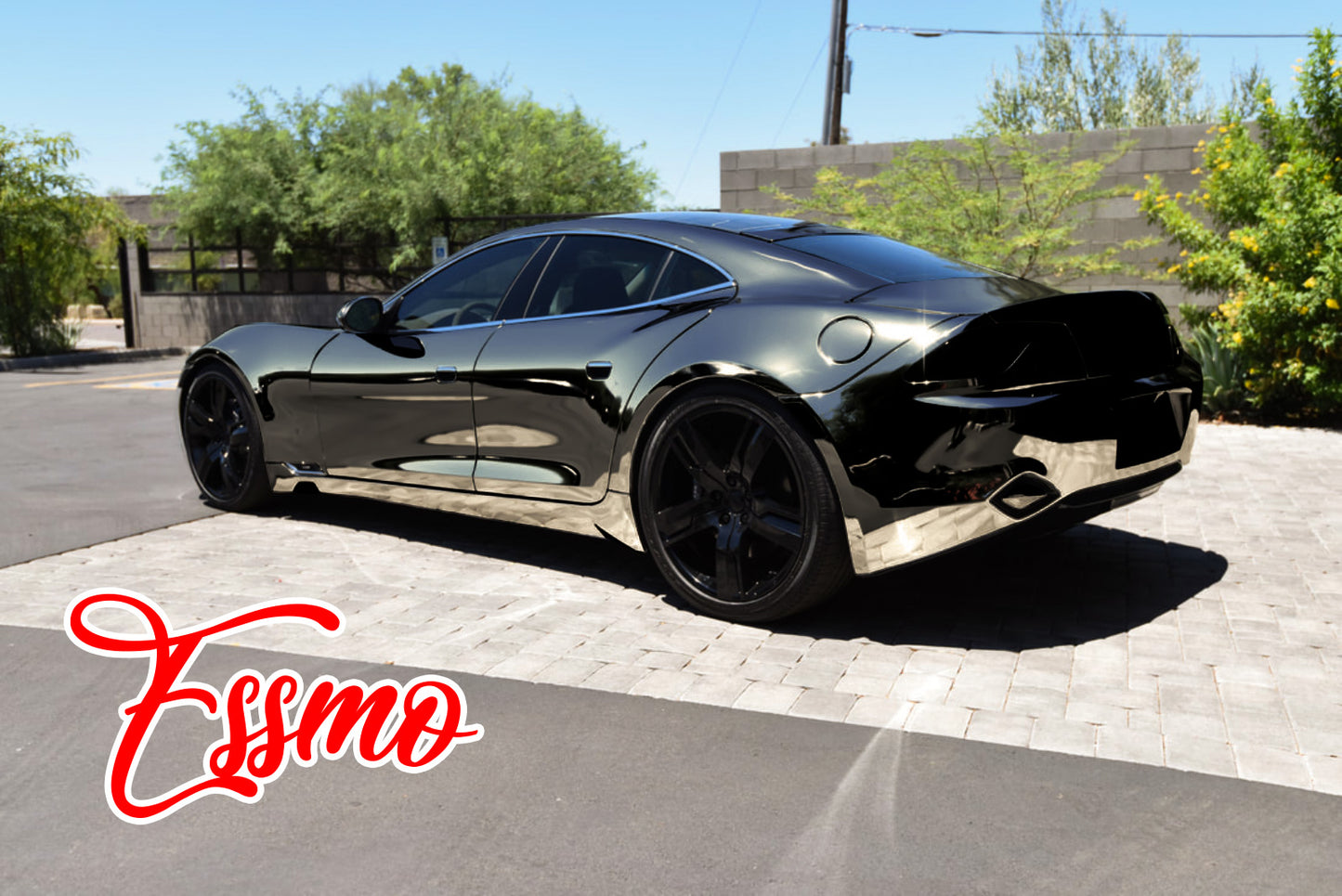 PET Chrome Gray Vinyl Wrap