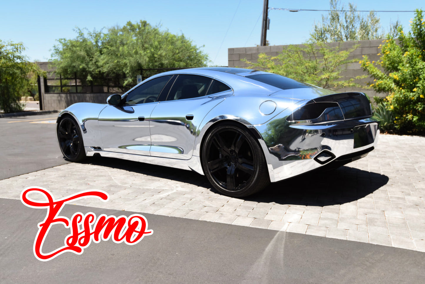PET Chrome Silver Vinyl Wrap