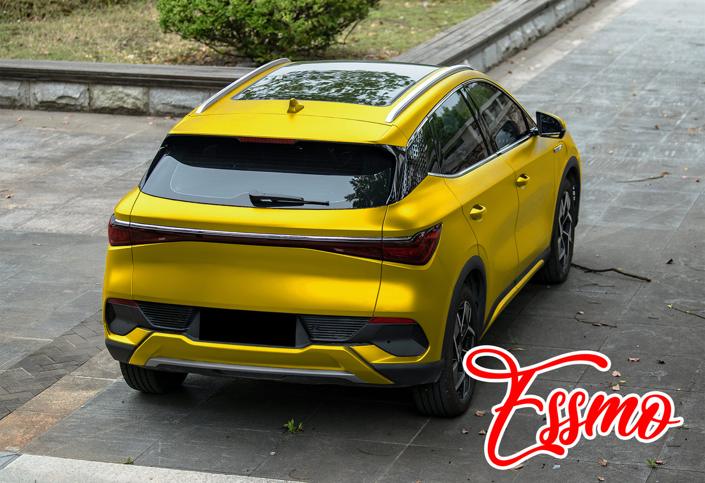 PET Romance Chrome Gold Vinyl Wrap