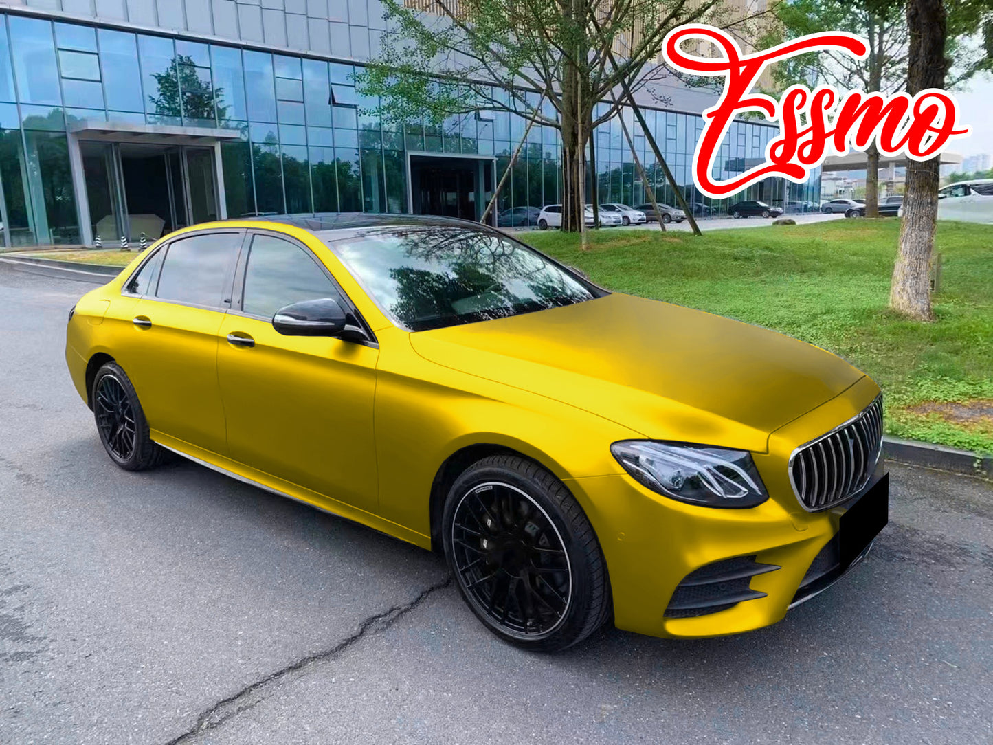 PET Romance Chrome Gold Vinyl Wrap