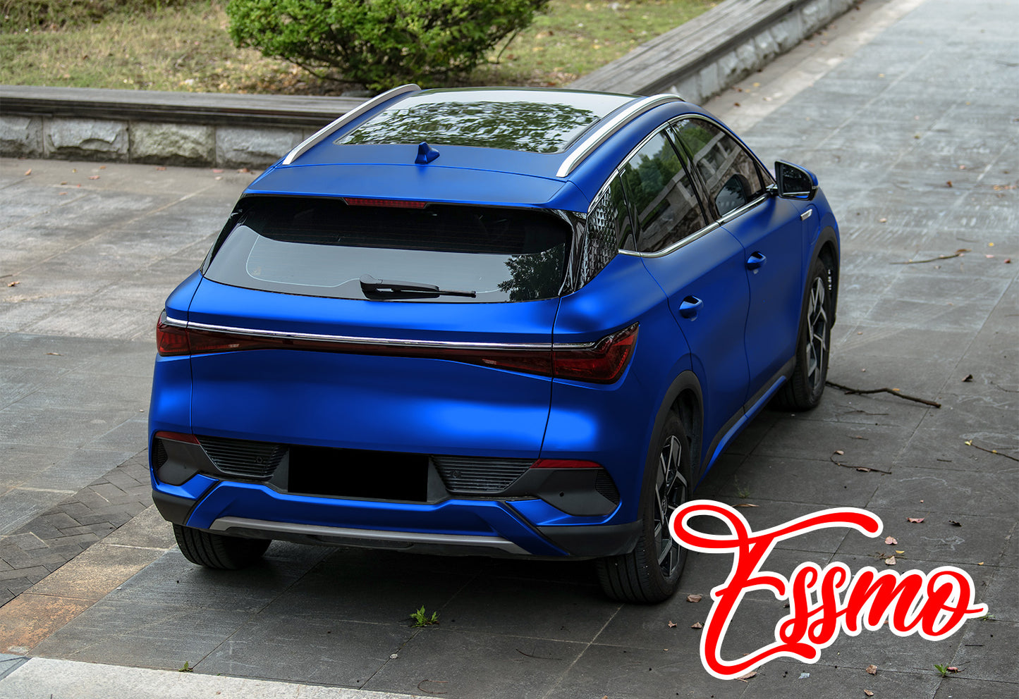 PET Romance Chrome Klein Blue Vinyl Wrap