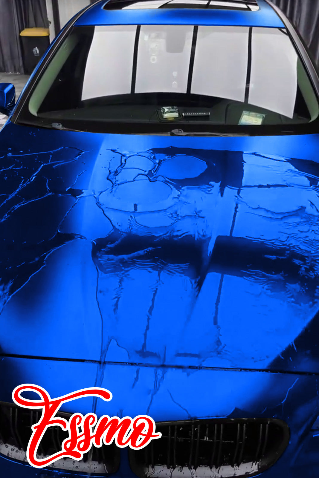 PET Romance Chrome Klein Blue Vinyl Wrap