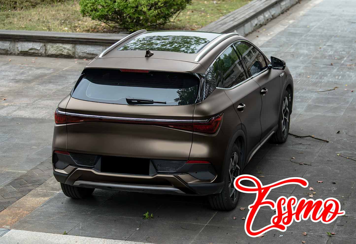 PET Romance Chrome Nardo Gray Vinyl Wrap