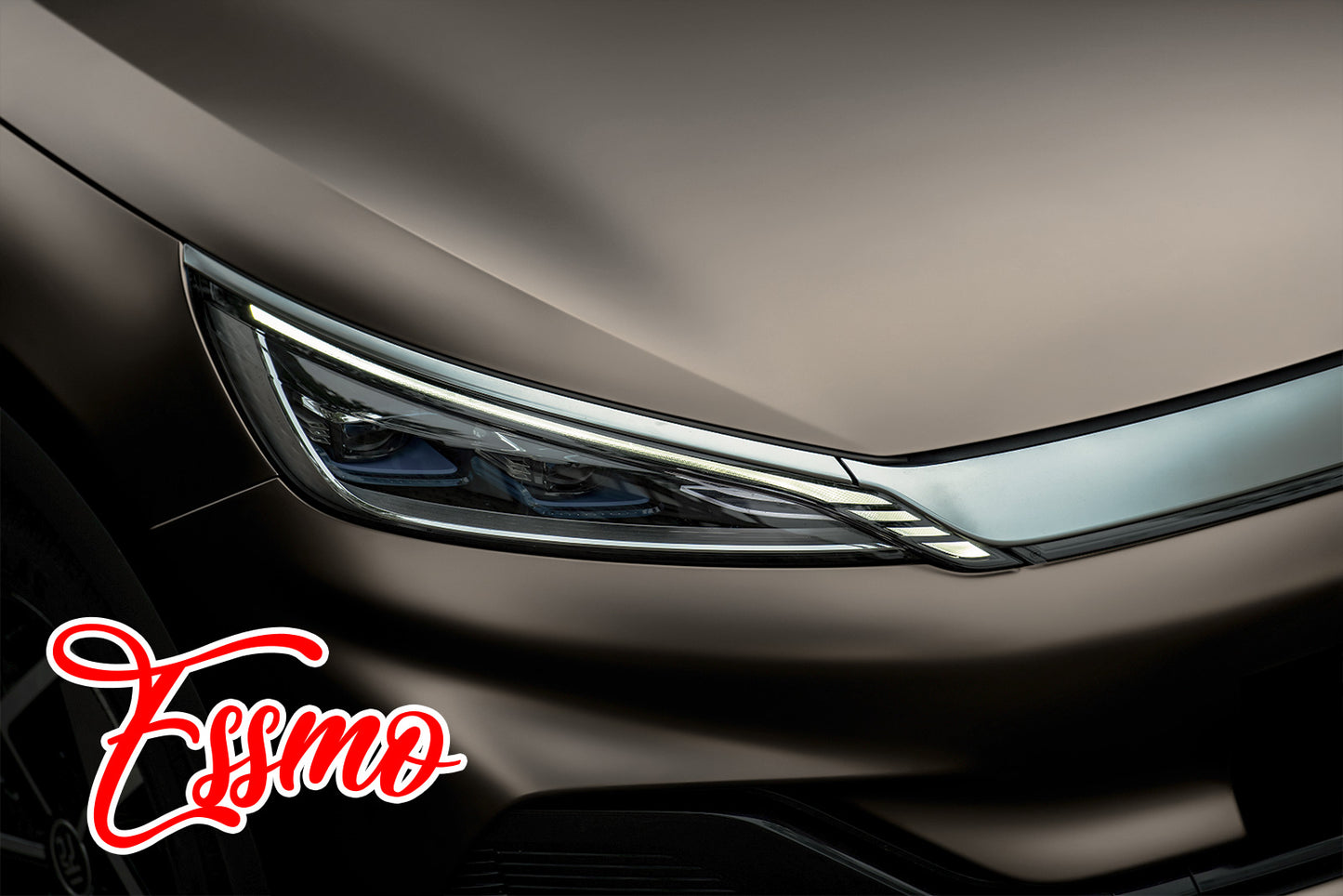 PET Romance Chrome Nardo Gray Vinyl Wrap