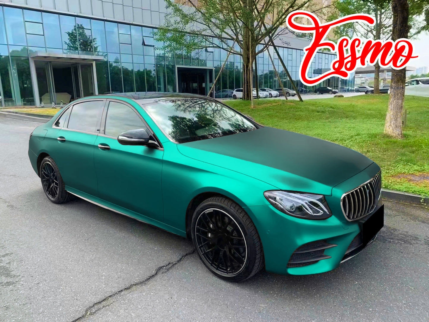 PET Romance Chrome Teal Vinyl Wrap