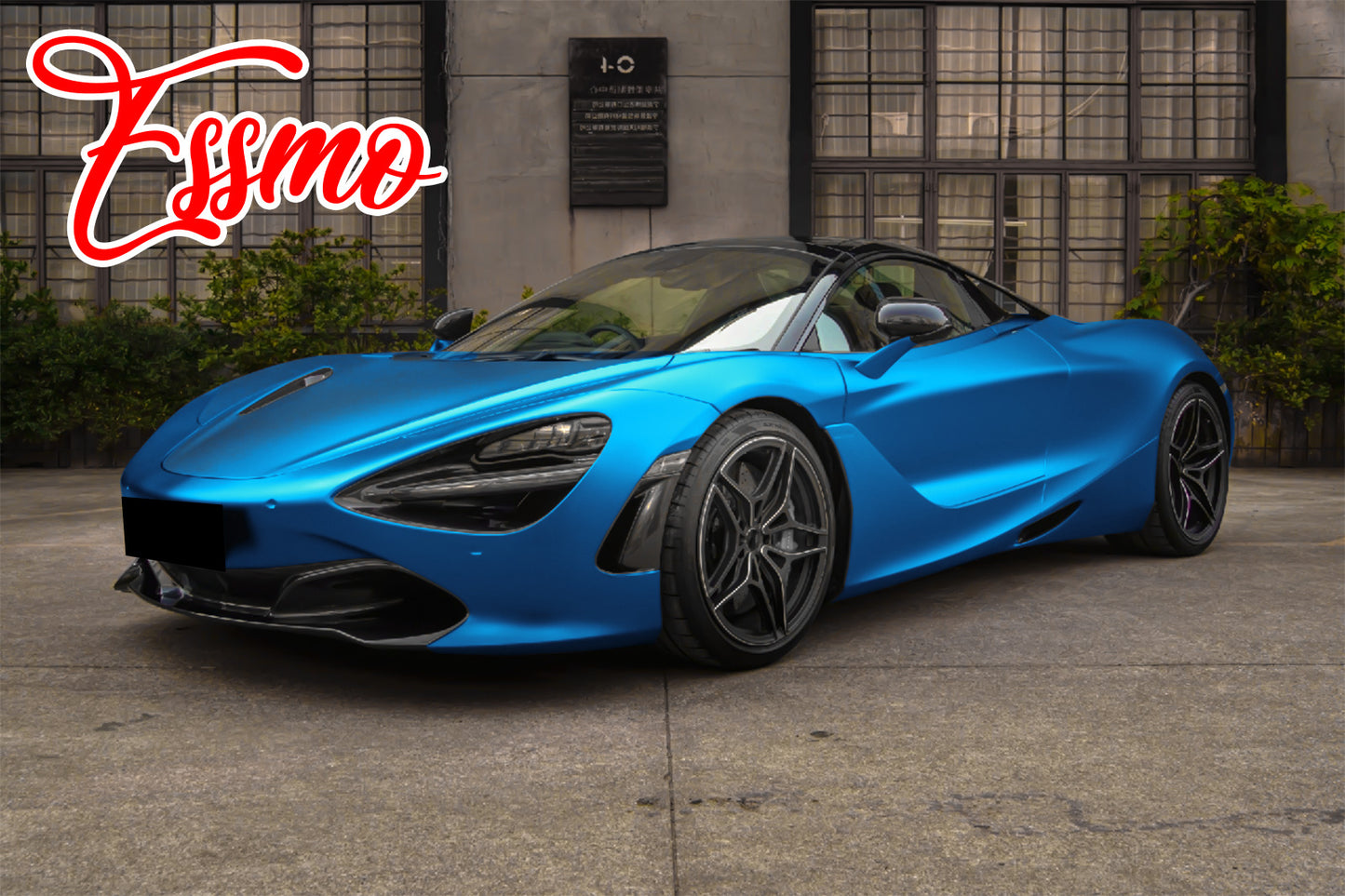 PET Romance Chrome Light Blue Vinyl Wrap