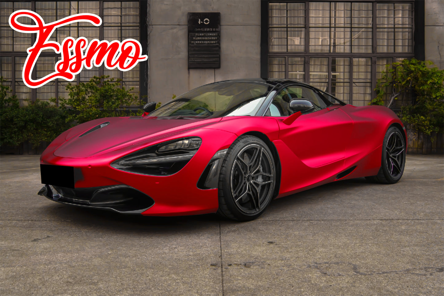 PET Romance Chrome Rose Red Vinyl Wrap