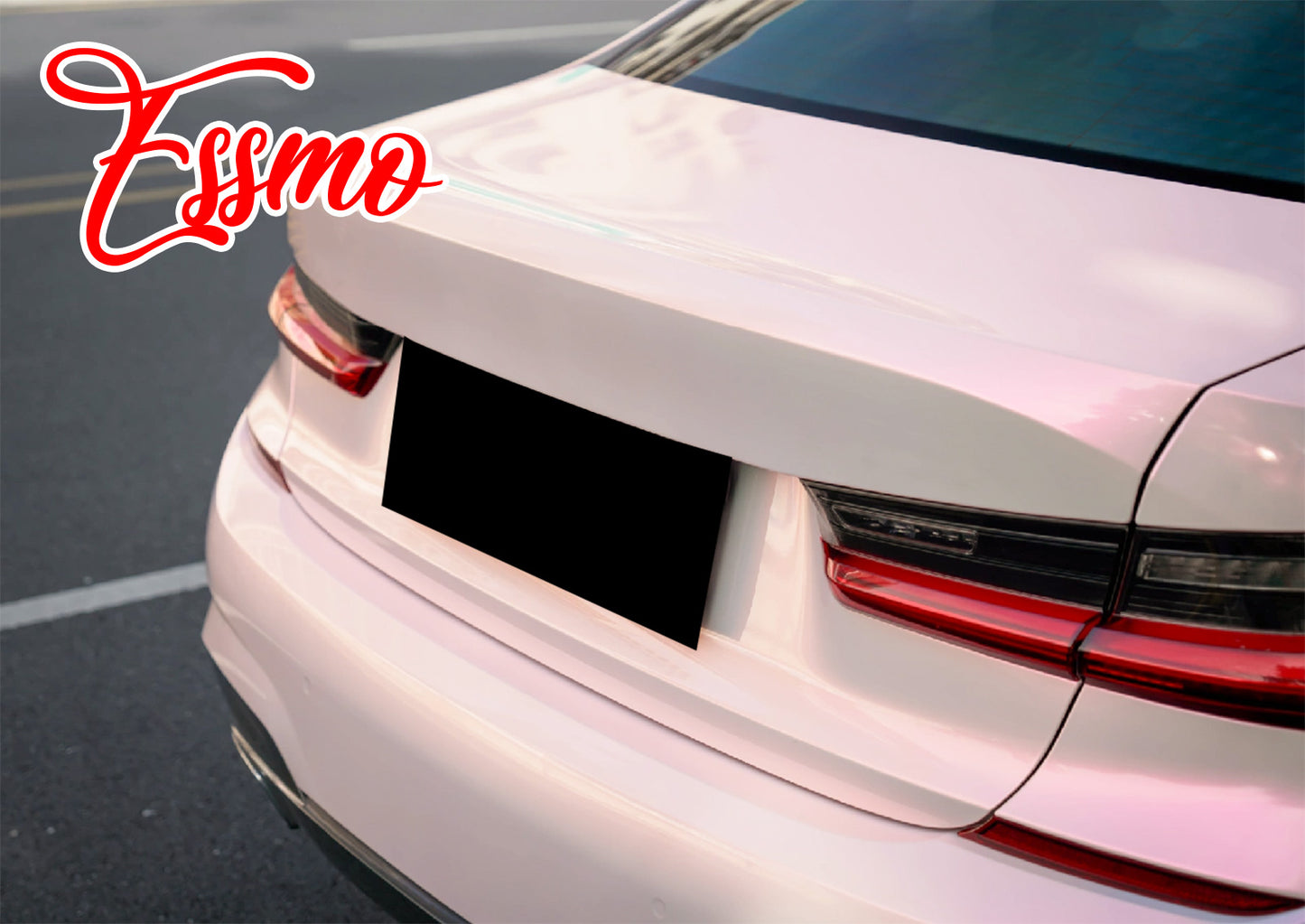 PET Space Candy Gloss Silver Pink Vinyl Wrap