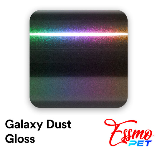 PET Galaxy Dust Gloss Spectrum Purple Green Color Shift Vinyl Wrap