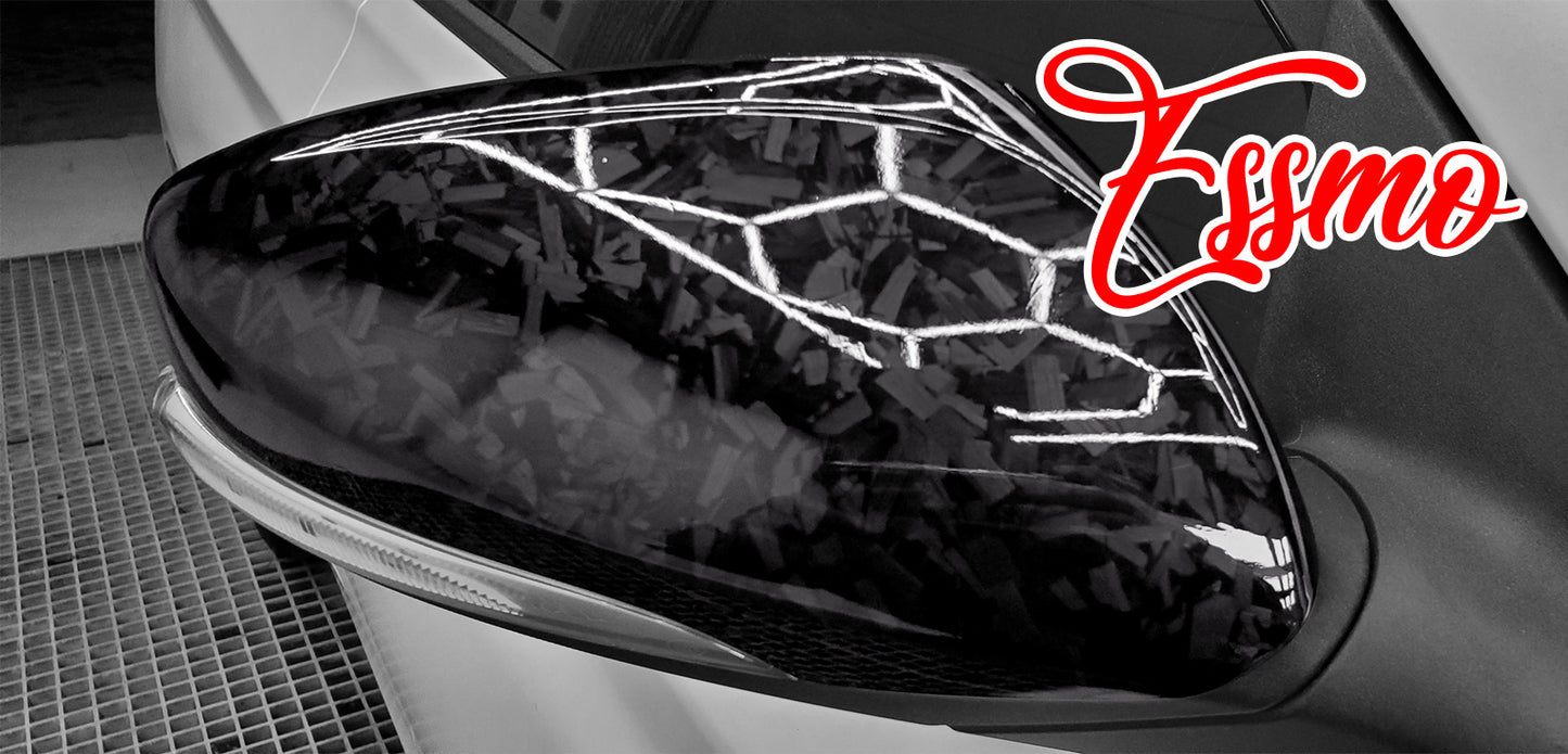 PET Marble Forged Gloss Carbon Fiber Textured Black Vinyl Wrap