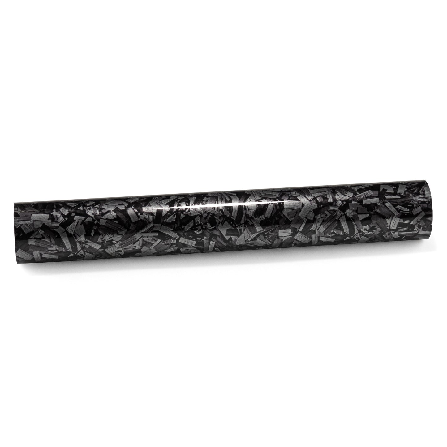 PET Marble Forged Gloss Carbon Fiber Textured Black Vinyl Wrap