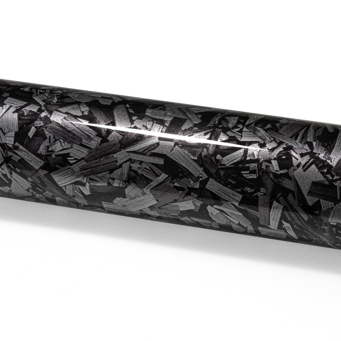 PET Marble Forged Gloss Carbon Fiber Textured Silver Vinyl Wrap