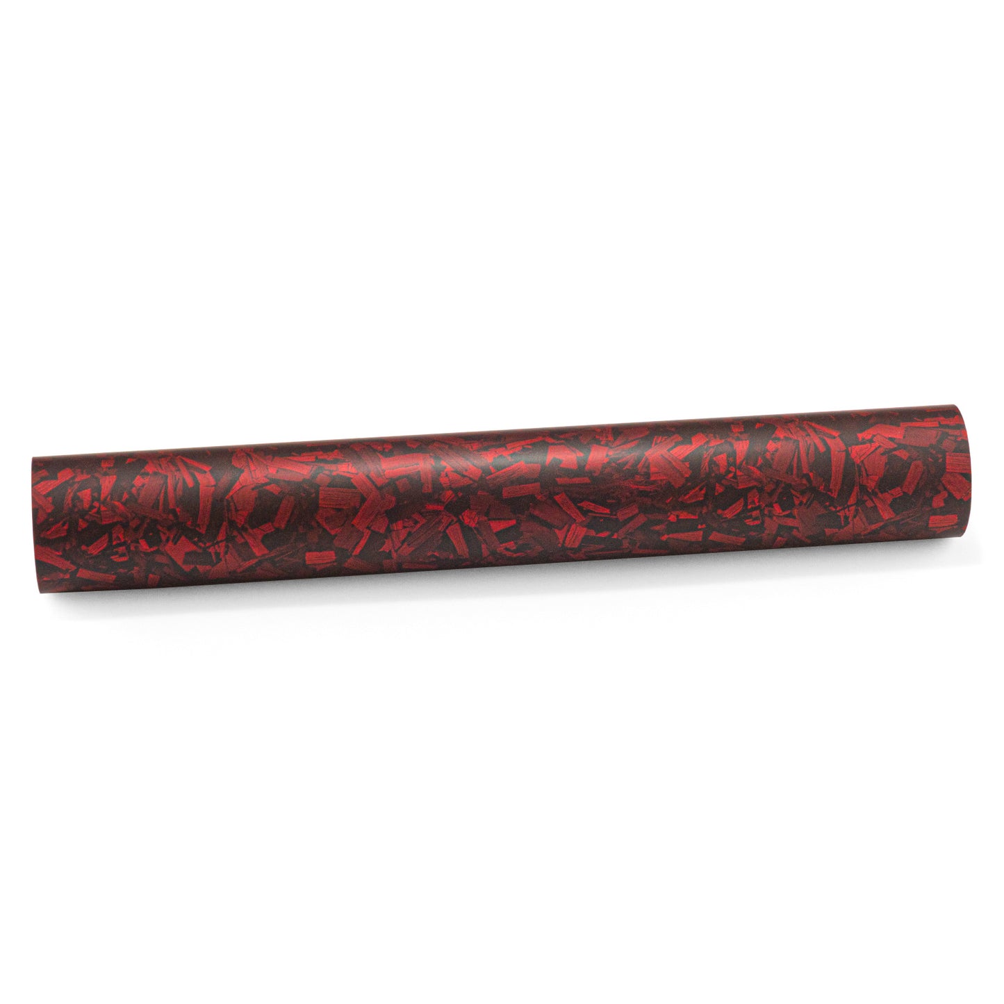 PET Marble Forged Matte Carbon Fiber Textured Red Vinyl Wrap