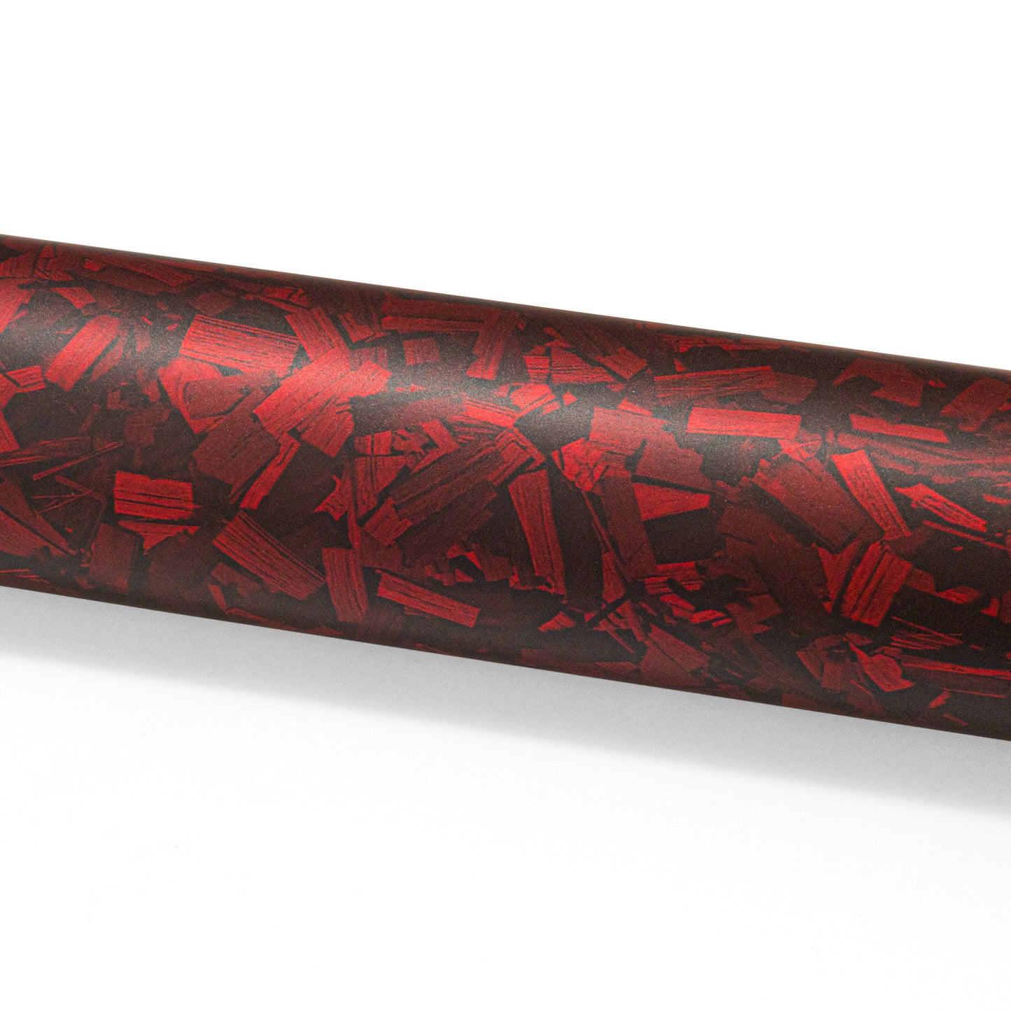 PET Marble Forged Matte Carbon Fiber Textured Red Vinyl Wrap