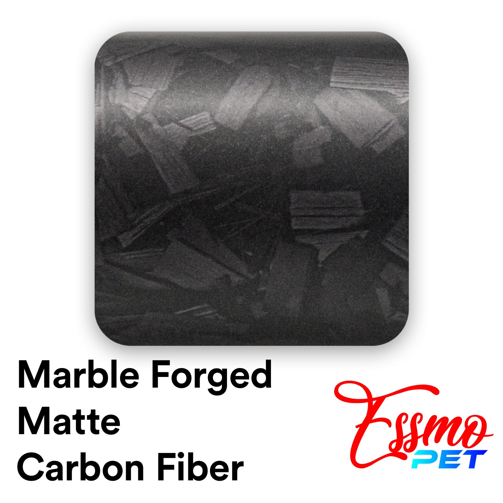 ESSMO PET Marble Forged Matte Carbon Fiber Golden Yellow Car Vehicle ESSMO PET Marble Forged Matte Carbon Fiber Golden Yellow Car Vehicle