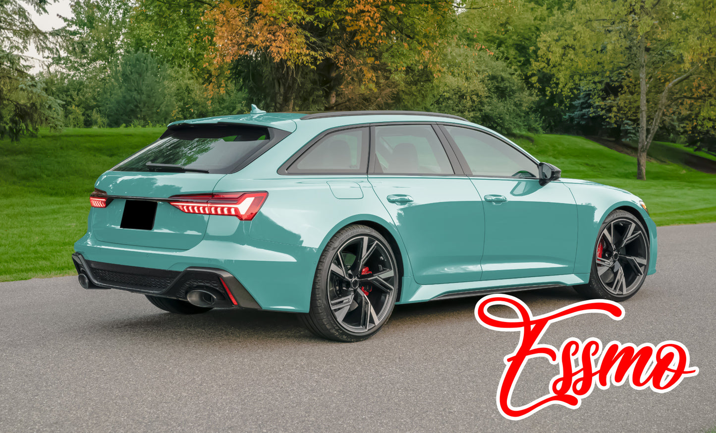 PET Super Gloss Chalk Green Vinyl Wrap