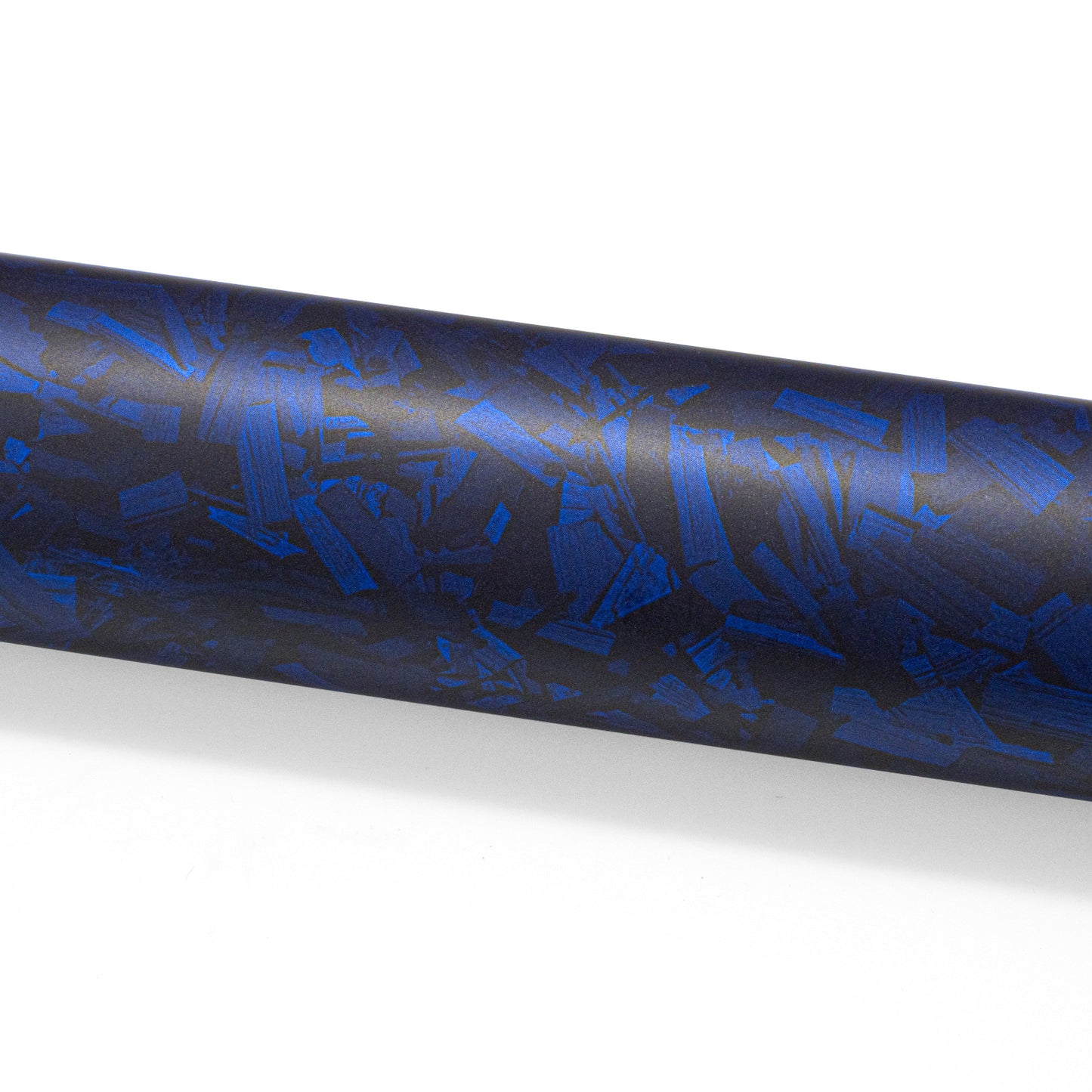 PET Marble Forged Matte Carbon Fiber Textured Royal Blue Vinyl Wrap