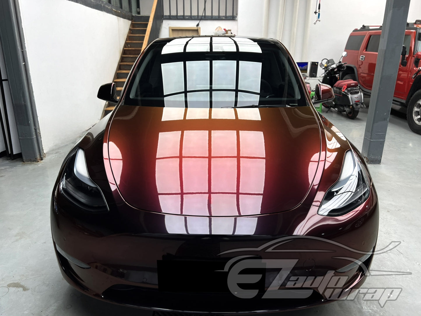 Galaxy Dust Gloss Black Cherry Vinyl Wrap