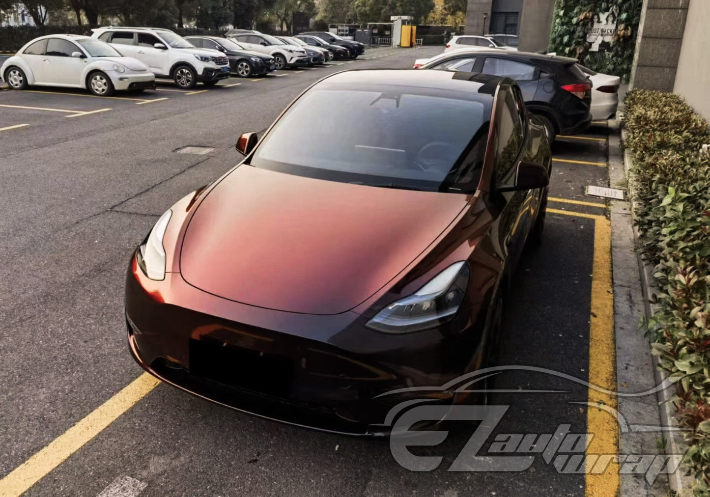 Galaxy Dust Gloss Black Cherry Vinyl Wrap