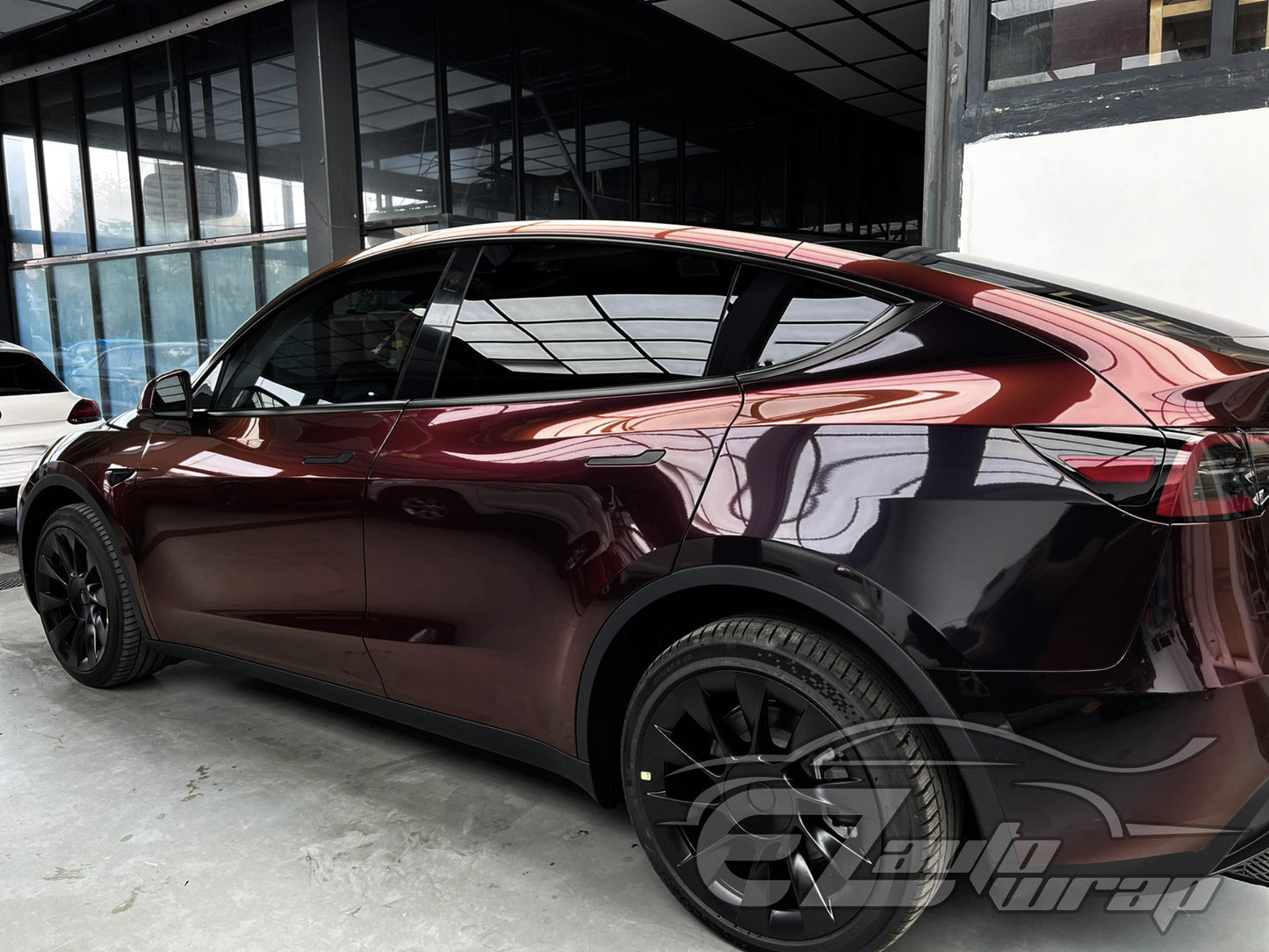 Galaxy Dust Gloss Black Cherry Vinyl Wrap