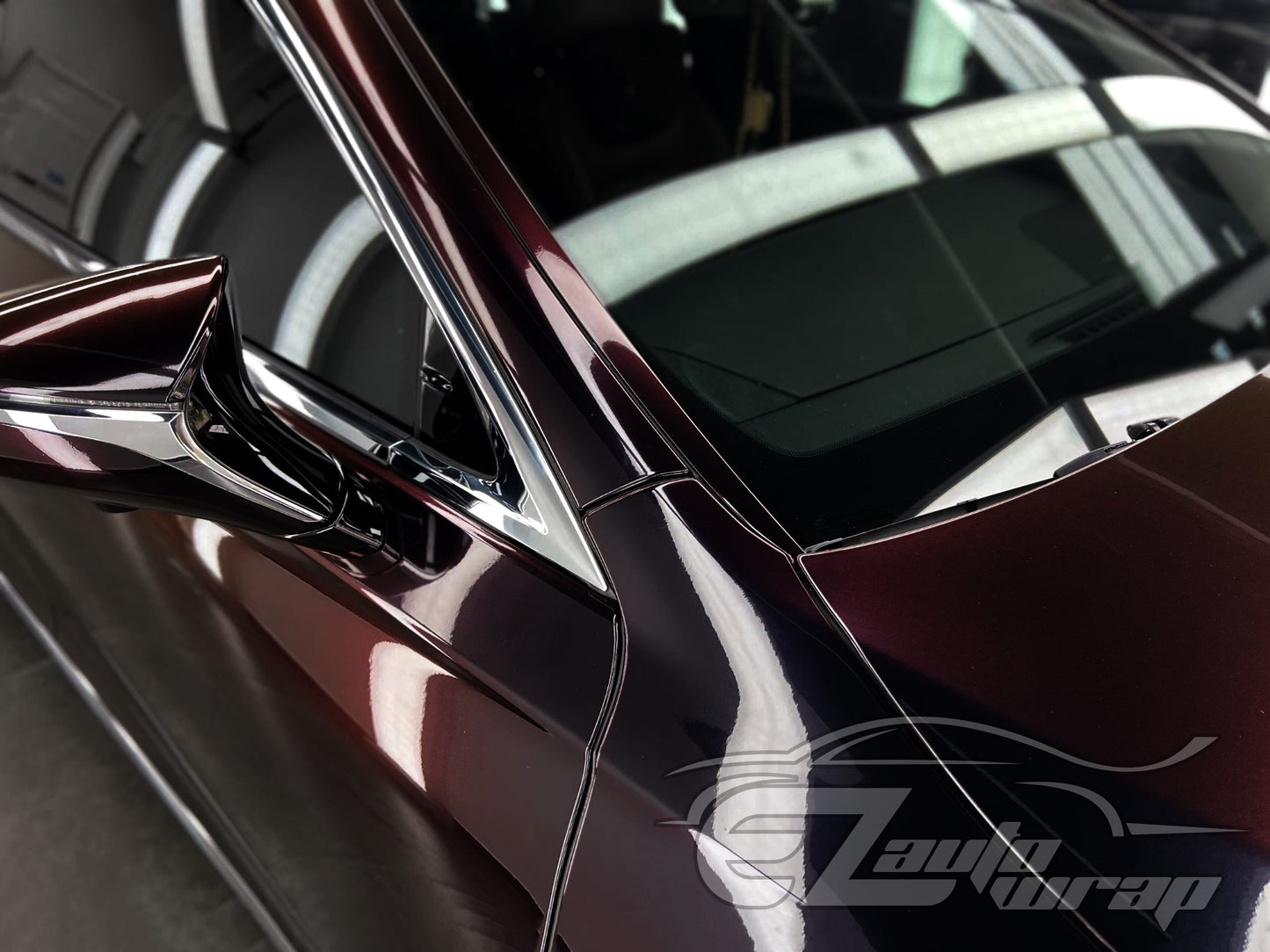 Galaxy Dust Gloss Black Cherry Vinyl Wrap