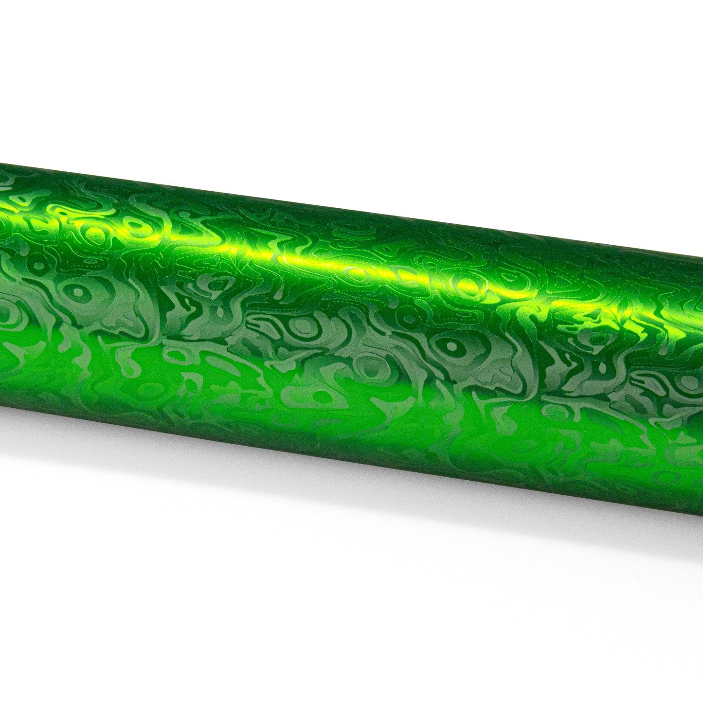 PET Damascus Forged Satin Beast Green Vinyl Wrap