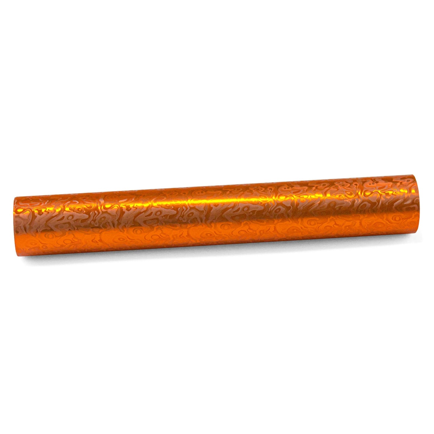 PET Damascus Forged Satin Lava Orange Vinyl Wrap