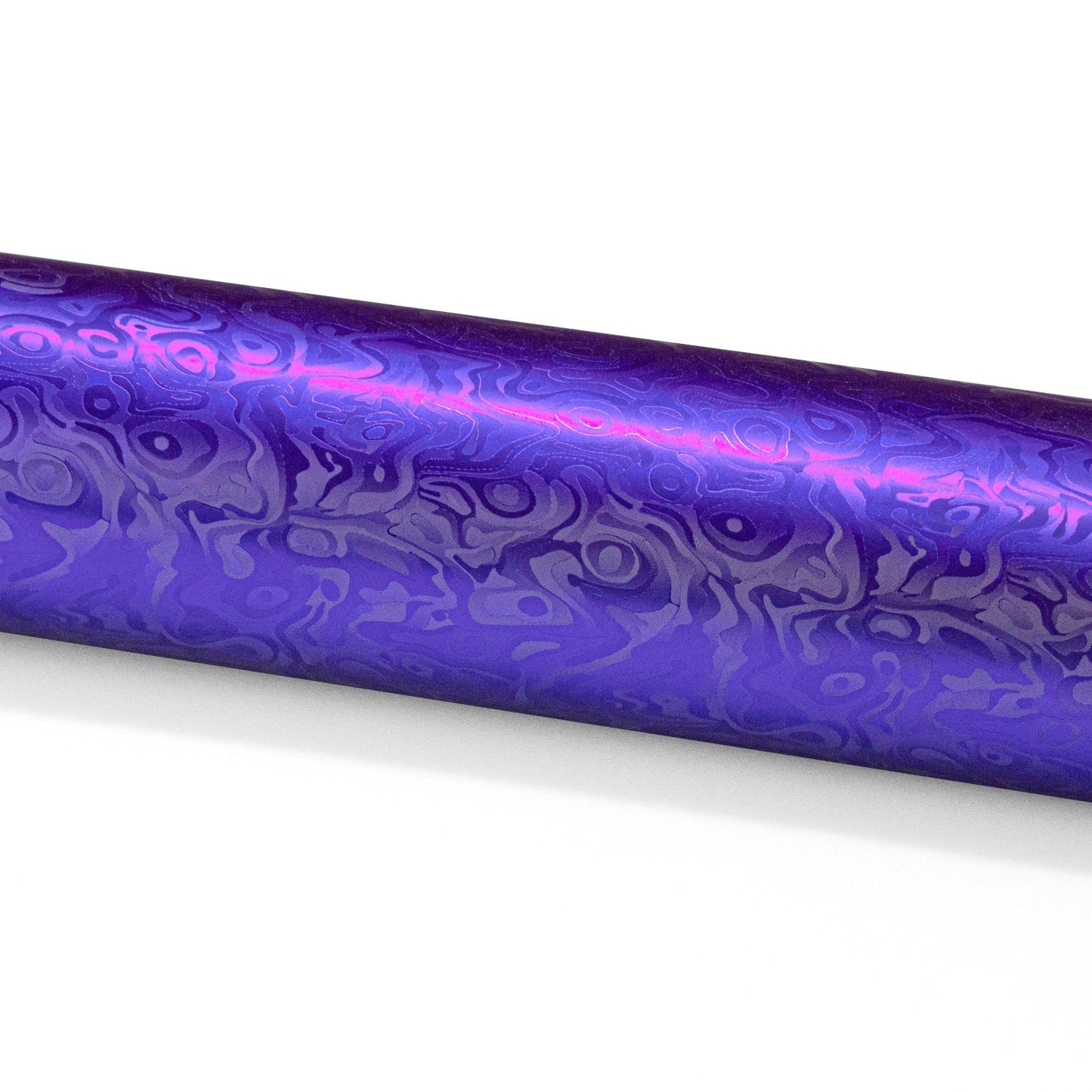 PET Damascus Forged Satin Royal Purple Vinyl Wrap