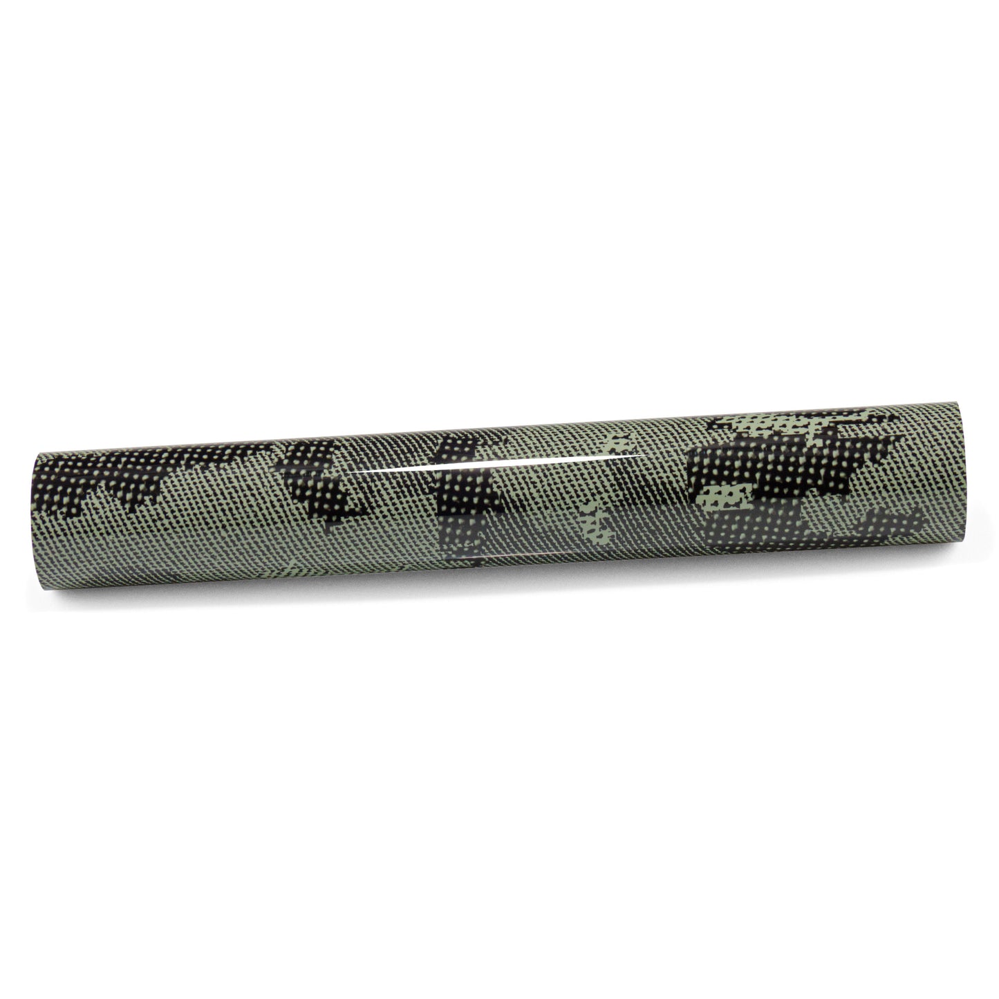 PET Camouflage Python Gloss Khaki Green Vinyl Wrap